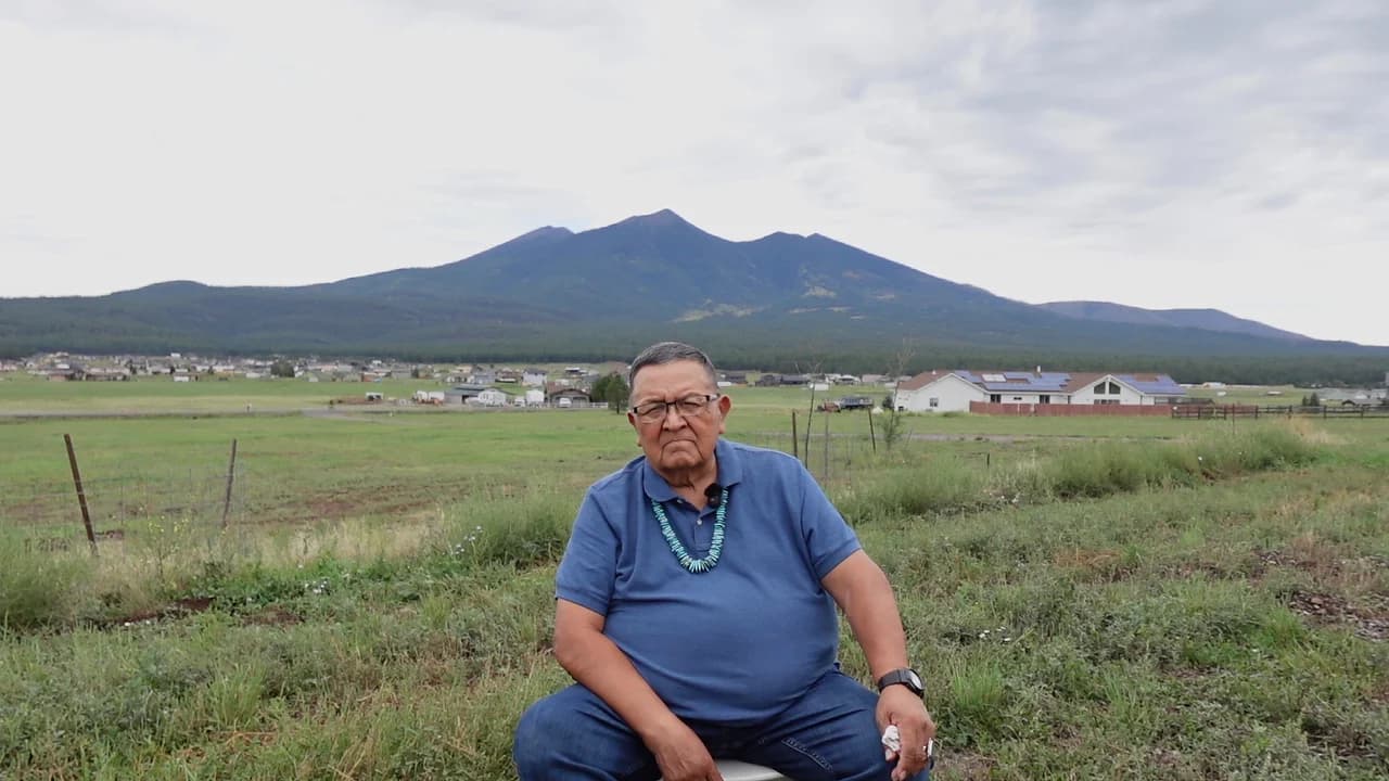 Jerry Nelson, Diné medicine man, teaching Walking in Beauty