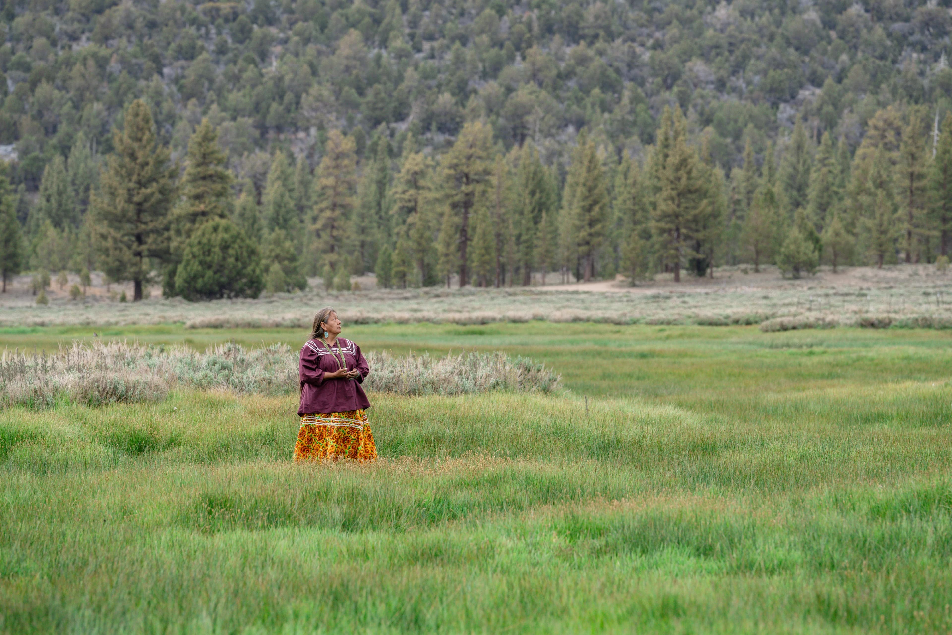 Grandmother Twila Cassadore teaching Releasing Grief with Stones
